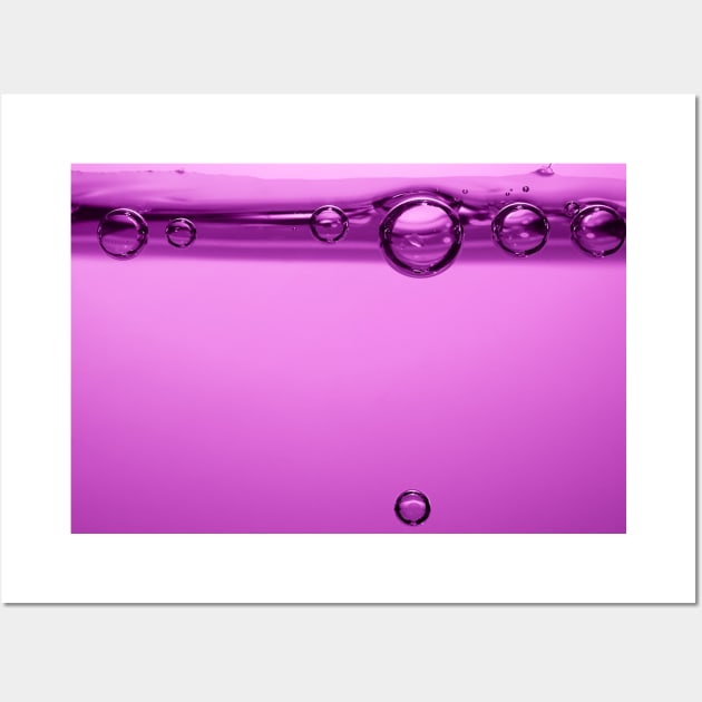 Glamour 014 violet liquid with bubbles Wall Art by pASob